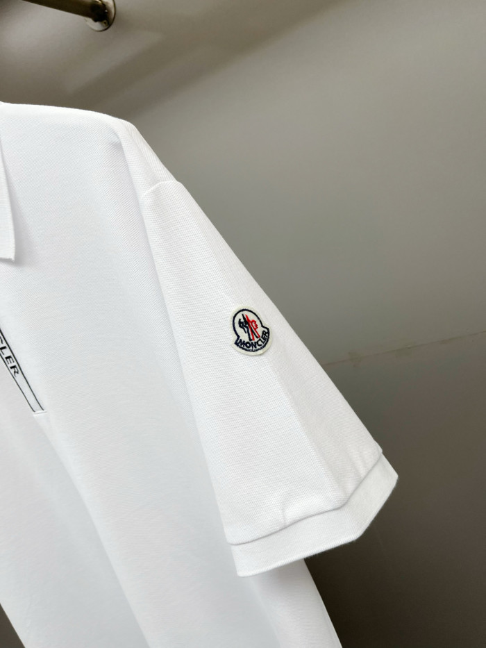 Moncler Tipped Cotton Piqué Polo Shirt