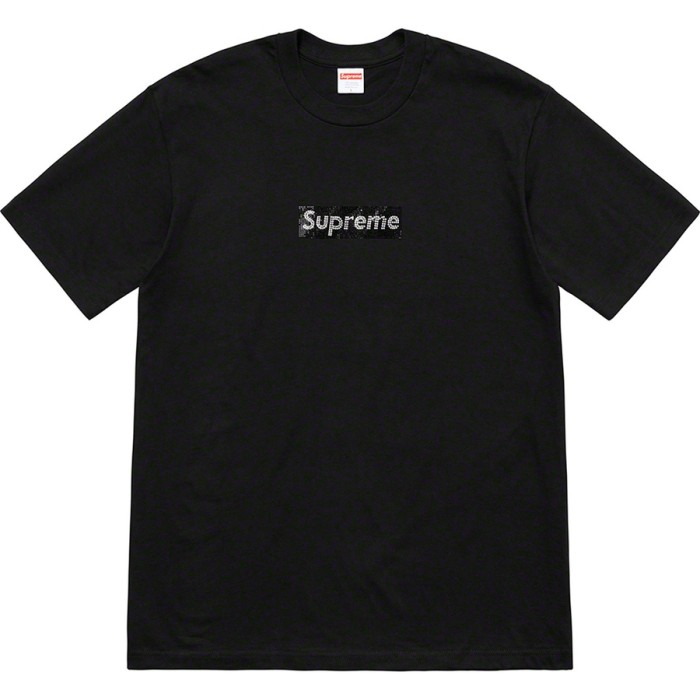Supreme Swarovski Box Logo Tee