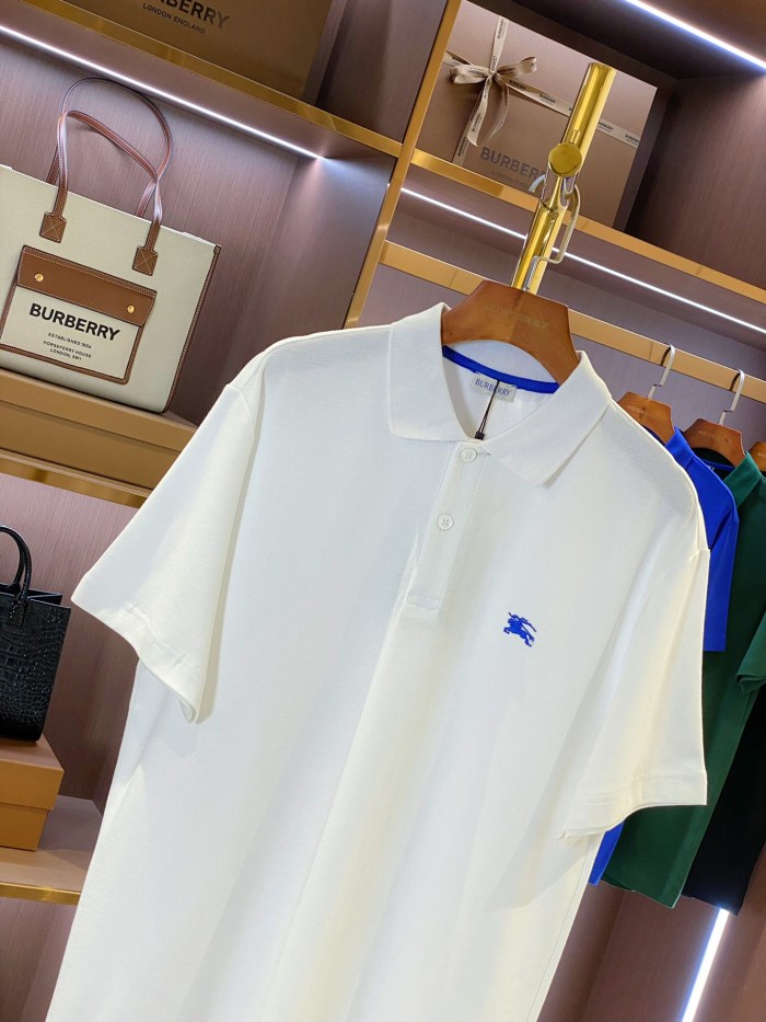 Burberry Men  Cotton Polo Shirt