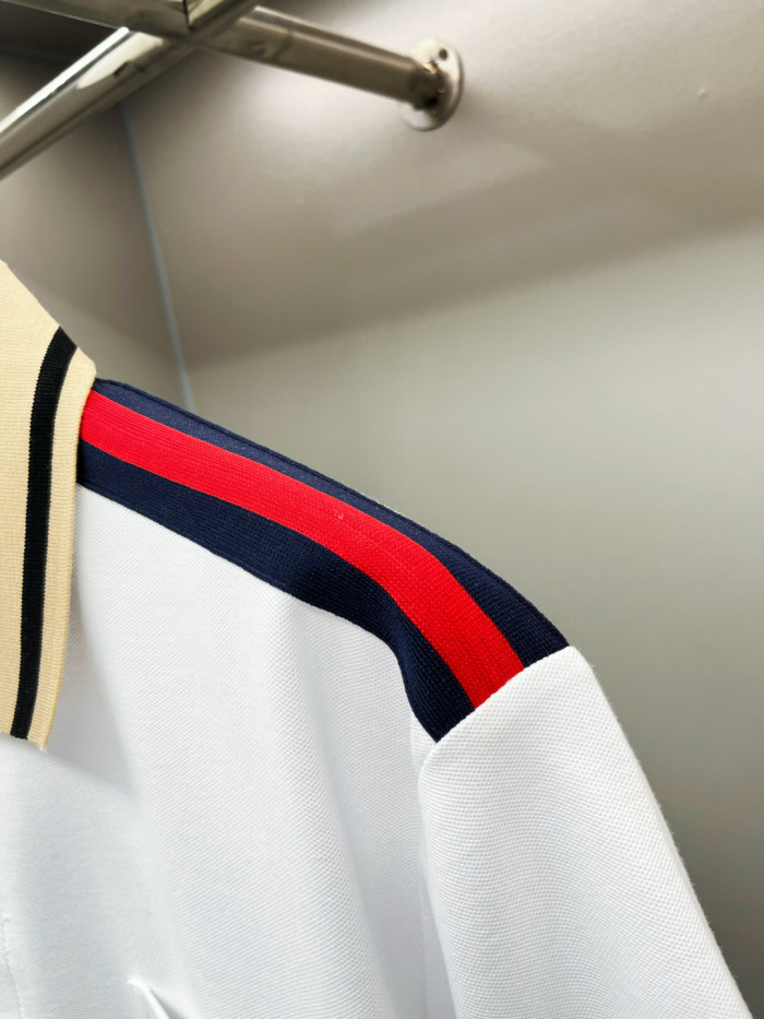 GUCCI Interlocking G Cotton Polo Shirt