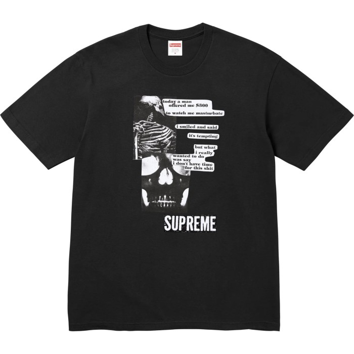 Sup Anatomy Tee Bone Print Short Sleeve