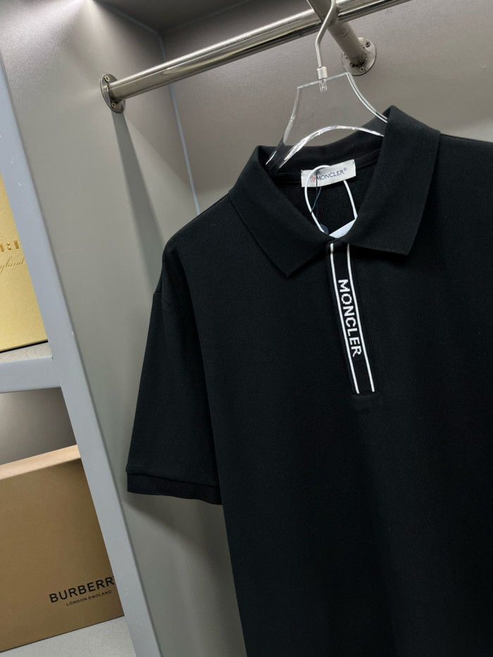 Moncler Tipped Cotton Piqué Polo Shirt