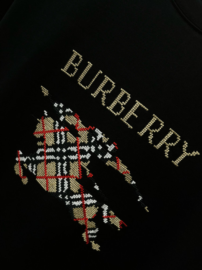 Burberry Cross Stitch EKD​ Cotton T-shirt