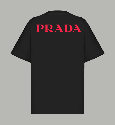 Prada Logo Cotton Short-Sleeved T-Shirt