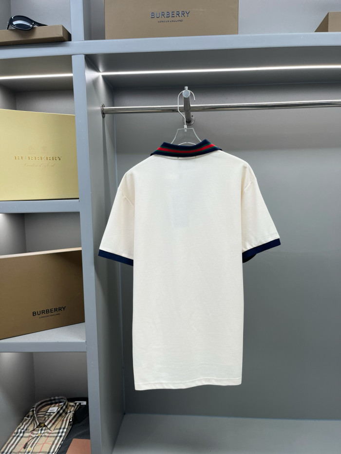 Gucci Logo Embroidery Polo Shirt
