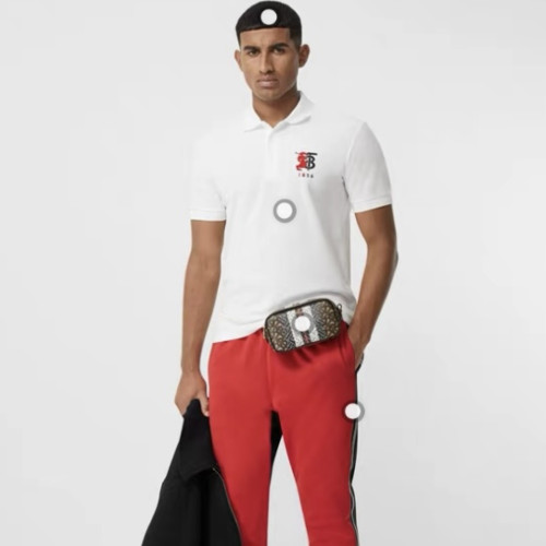 Burberry × Luxury BURBERRY 1856 POLO SHIRT