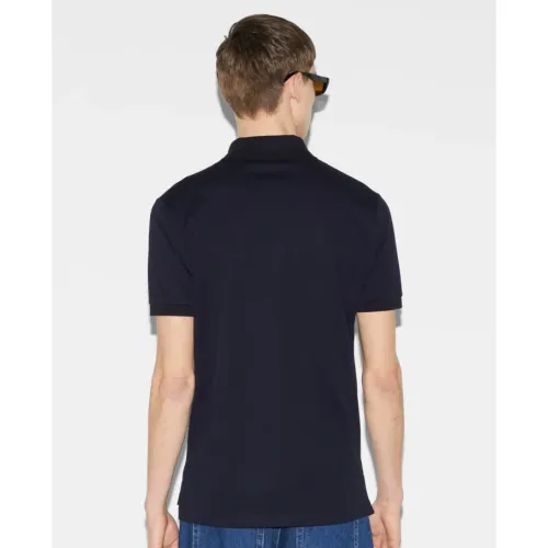 GUCCI Cotton Polo Shirt with Web