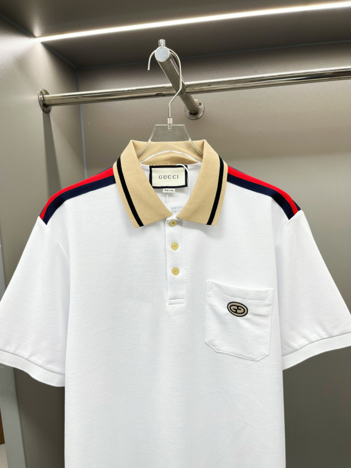 GUCCI Interlocking G Cotton Polo Shirt