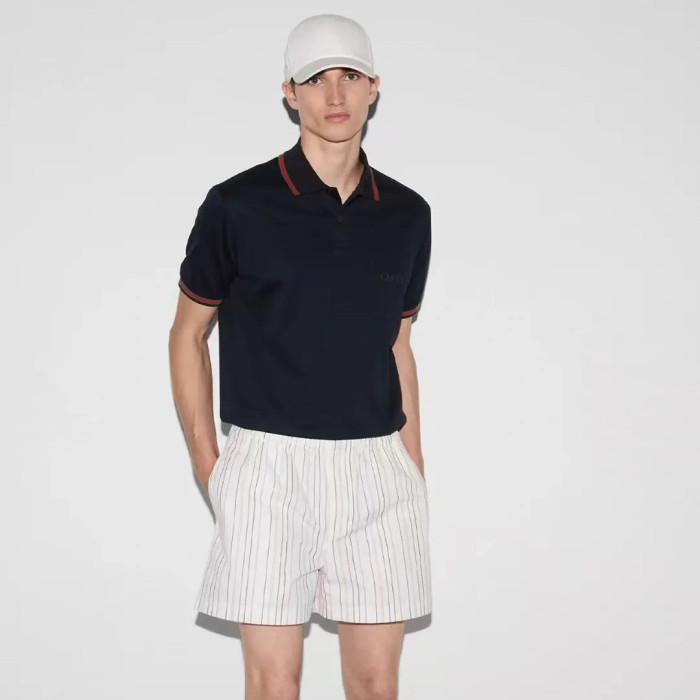 Gucci Cotton Piquet Polo Shirt