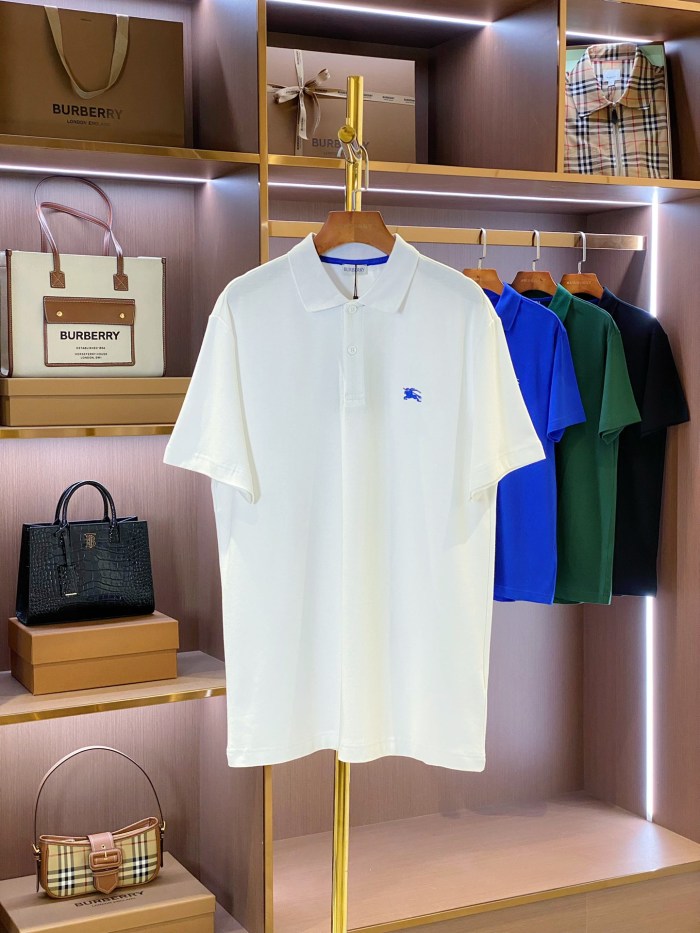 Burberry Men  Cotton Polo Shirt