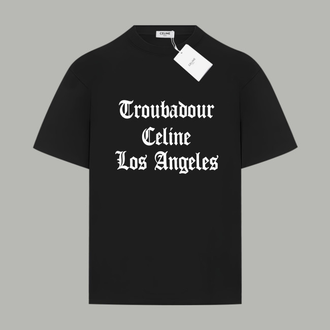 Celine Troubadour Cotton T-shirt