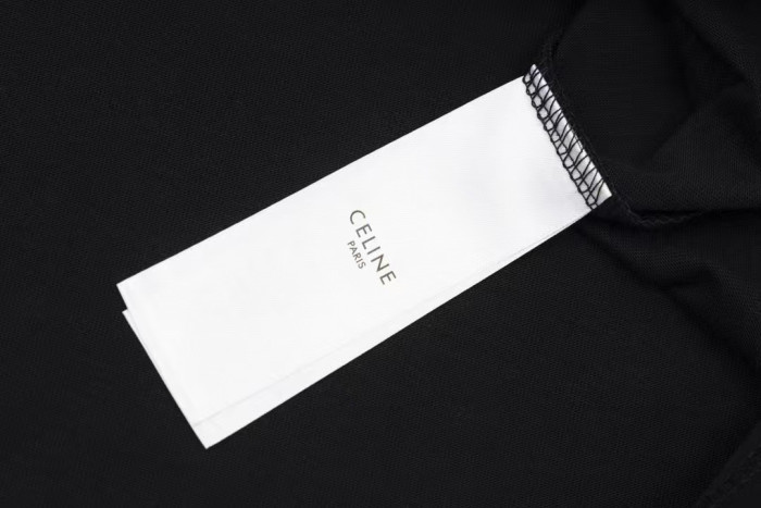 Celine Triomphe Logo Cotton Tee