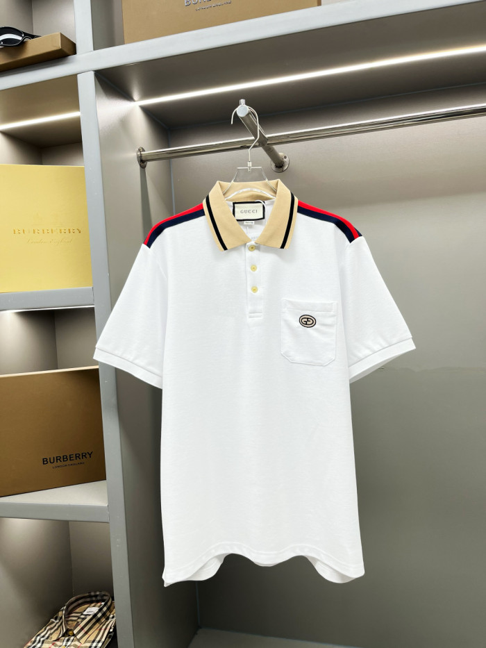 GUCCI Interlocking G Cotton Polo Shirt