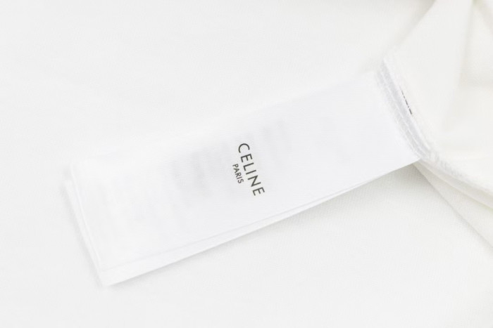 Celine Triomphe Logo Cotton Tee