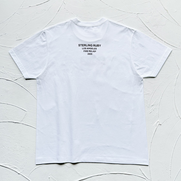 Sup Los Angeles Fire Relief Box Logo Tee