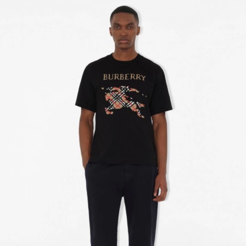 Burberry Cross Stitch EKD​ Cotton T-shirt