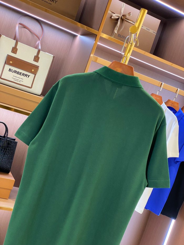 Burberry Men  Cotton Polo Shirt