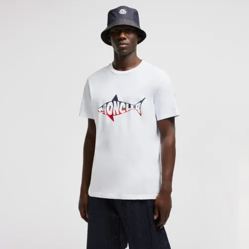 Moncler Shark Logo Cotton T-Shirt