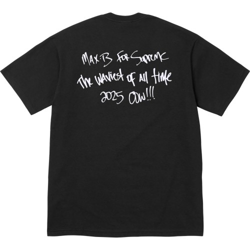 Sup Max B Tee, a photo of a rapper, short-sleeved T-shirt