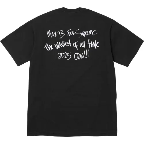 Sup Max B Tee, a photo of a rapper, short-sleeved T-shirt
