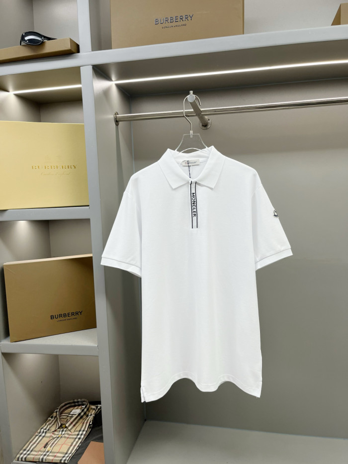 Moncler Tipped Cotton Piqué Polo Shirt