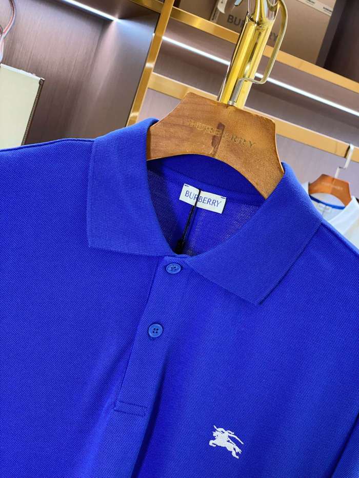 Burberry Men  Cotton Polo Shirt
