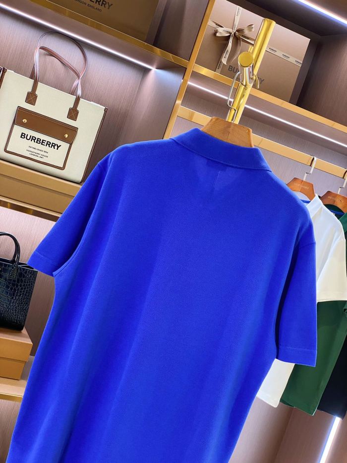 Burberry Men  Cotton Polo Shirt