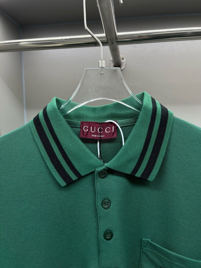 Gucci Cotton Piquet Polo Shirt