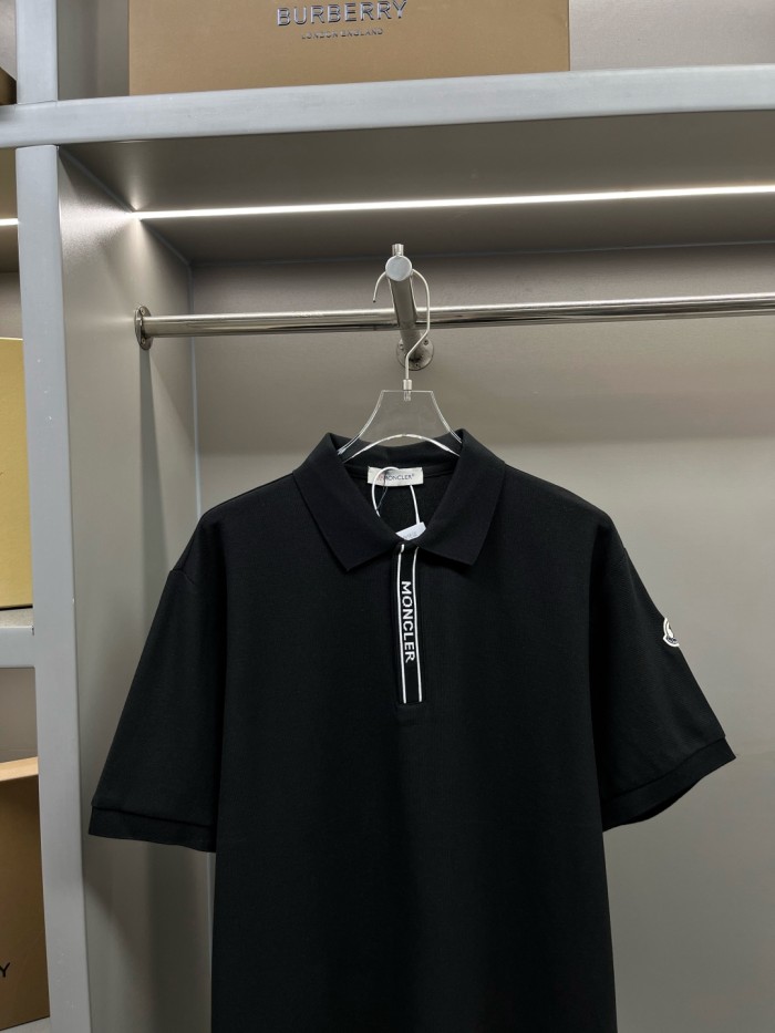 Moncler Tipped Cotton Piqué Polo Shirt
