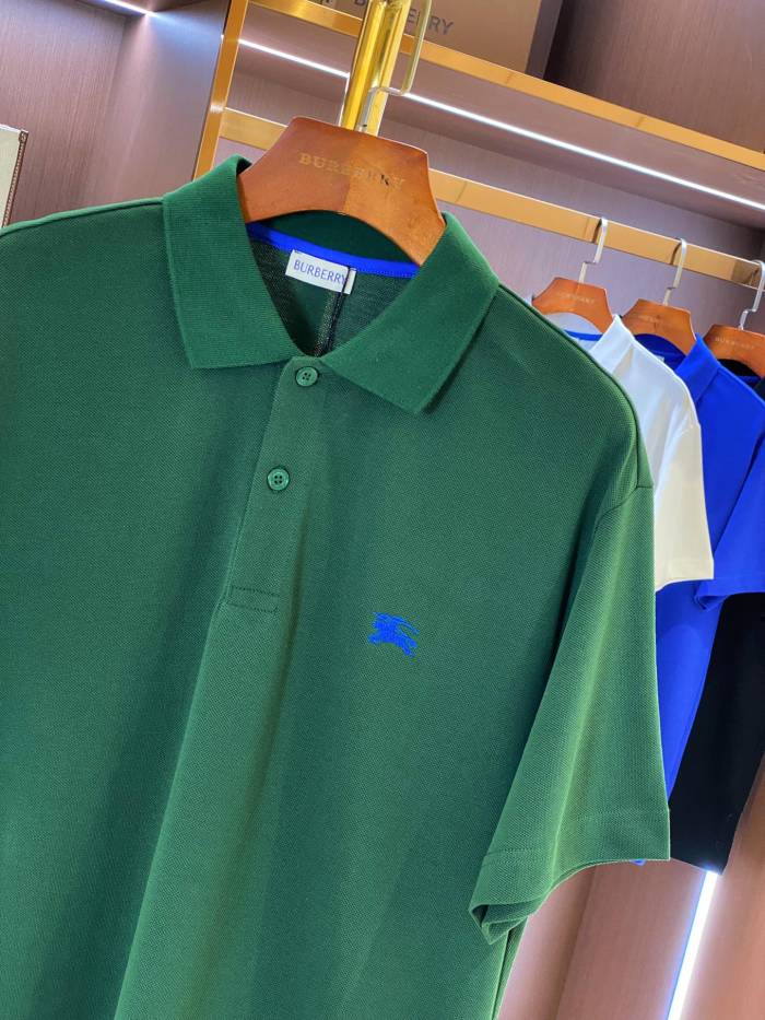 Burberry Men  Cotton Polo Shirt