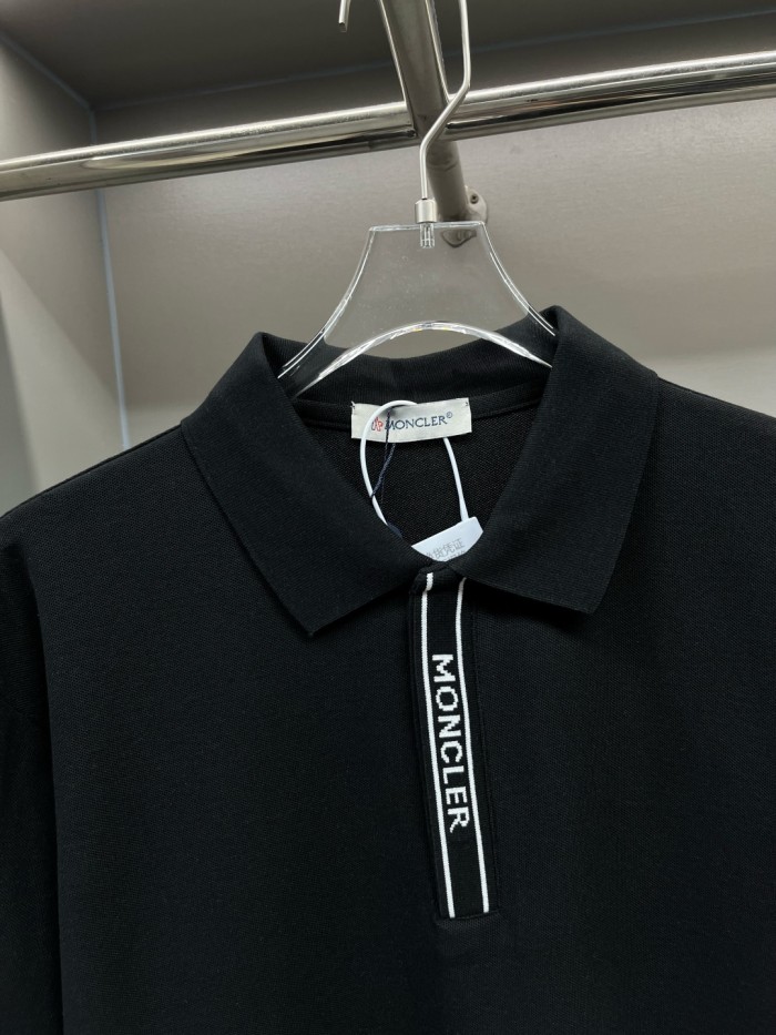 Moncler Tipped Cotton Piqué Polo Shirt