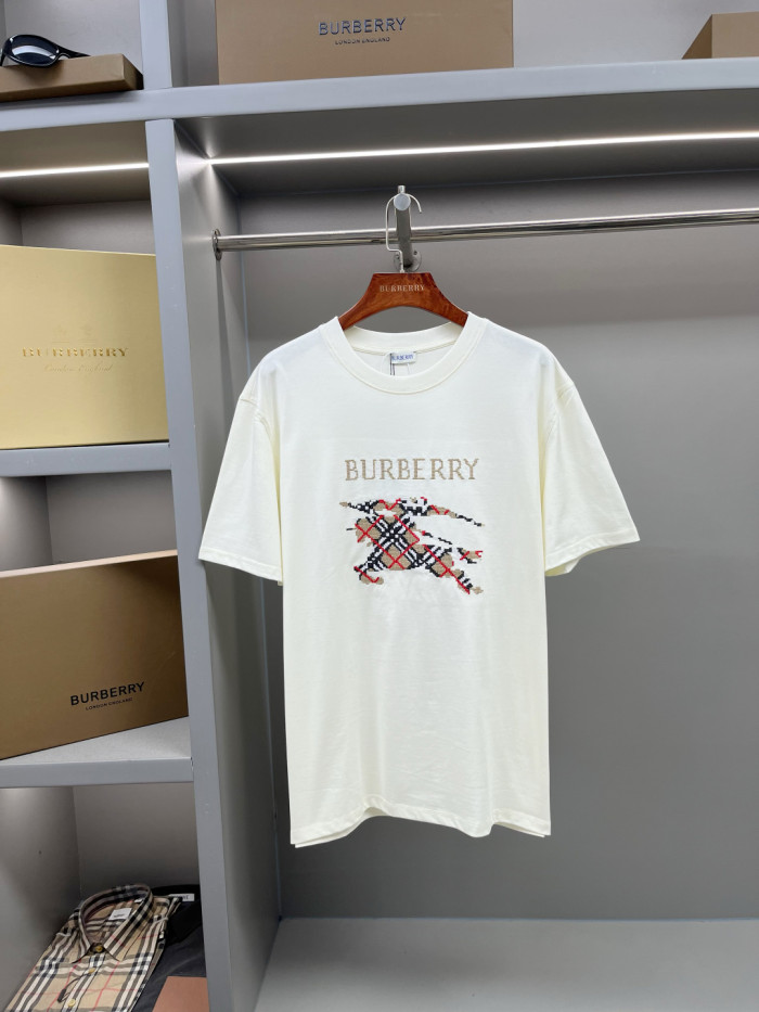 Burberry Cross Stitch EKD​ Cotton T-shirt