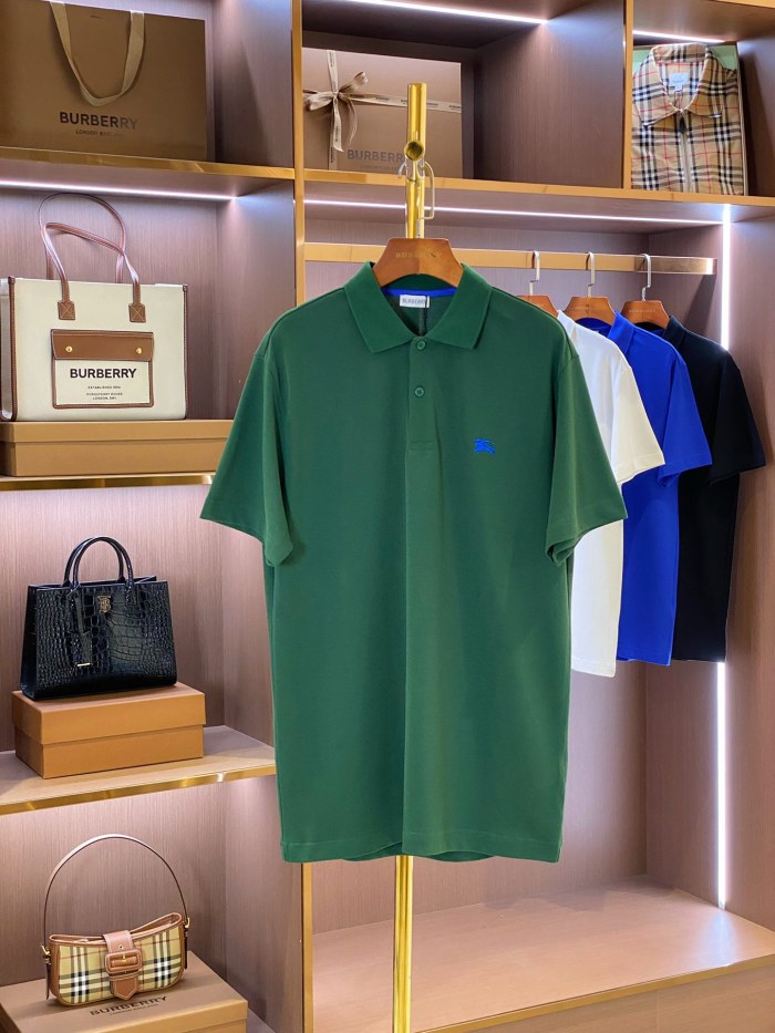 Burberry Men  Cotton Polo Shirt