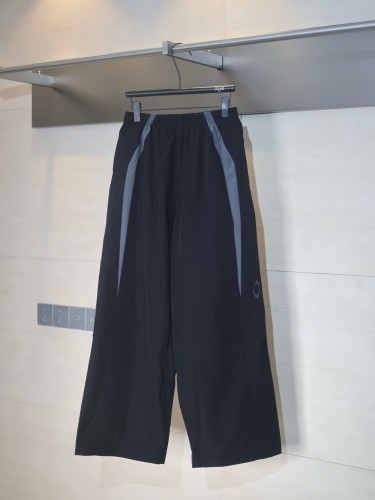 Balenciaga Men's Large Tracksuit Pants in Black Grey
