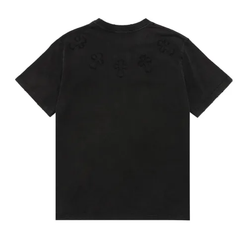 Chrome Hearts Washed Cross Patch Short Sleeve T-Shirt