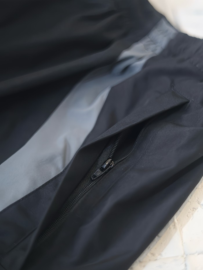Balenciaga Men's Large Tracksuit Pants in Black Grey