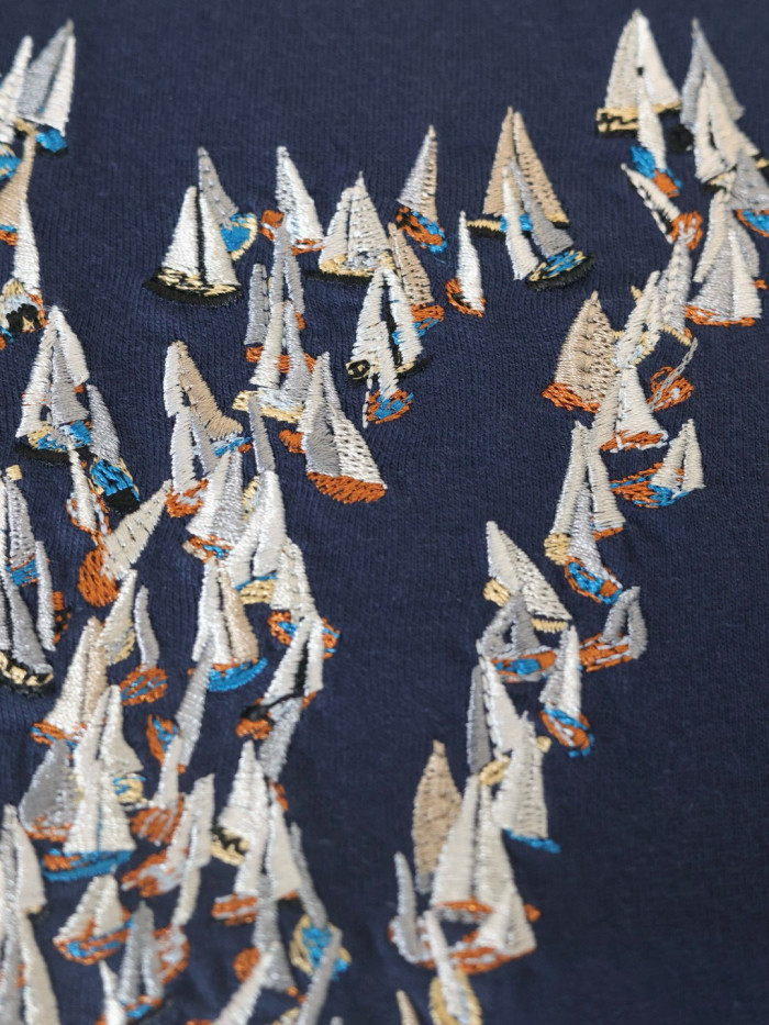 Louis Vuitton Embroidered Cotton T-Shirt