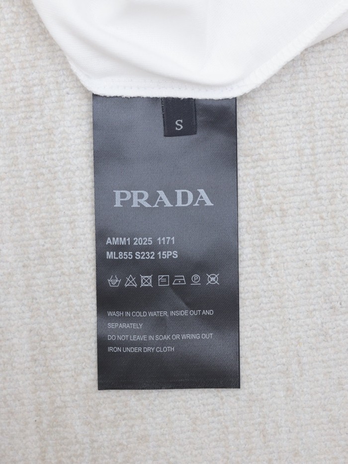 Prada Silicone Chest Logo T-shirt