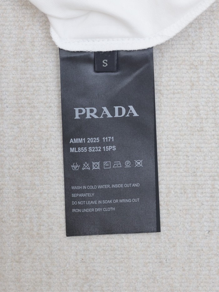 Prada Printed Cotton Short-Sleeved T-Shirt