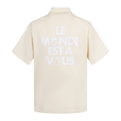 Louis Vuitton Silk-Blend Short-Sleeved T-Shirt