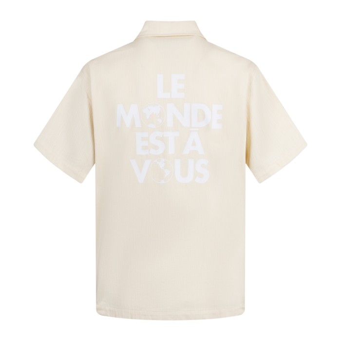Louis Vuitton Silk-Blend Short-Sleeved T-Shirt