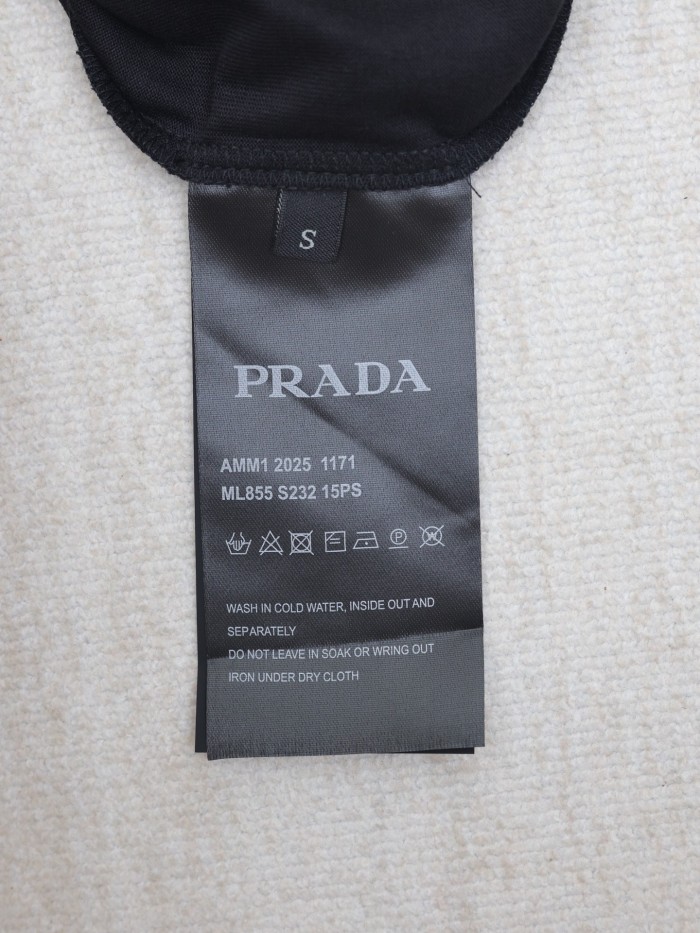 Prada Logo Cotton Short-Sleeve T-Shirt