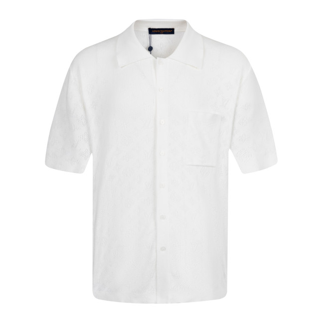 Louis Vuitton Short-Sleeved LV Blason Cotton Printed Oxford T-Shirt