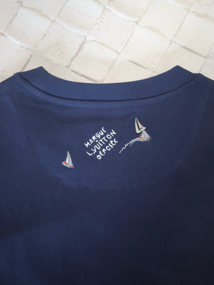Louis Vuitton Embroidered Cotton T-Shirt