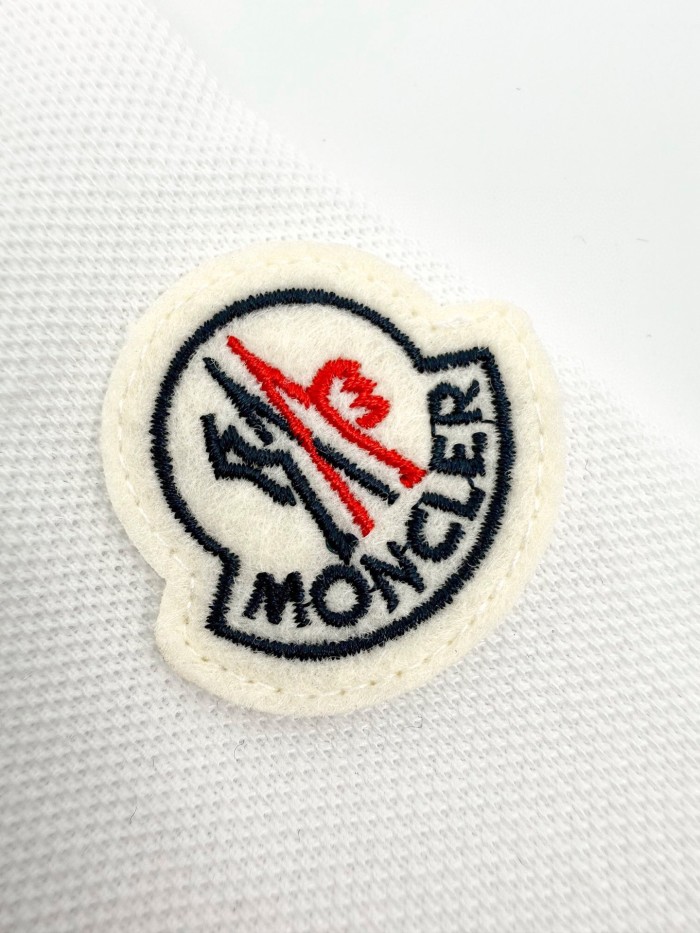 Moncler logo-embroidered Polo Shirt