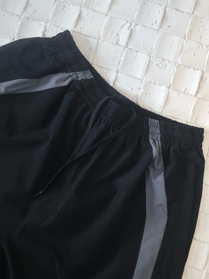 Balenciaga Men's Large Tracksuit Pants in Black Grey