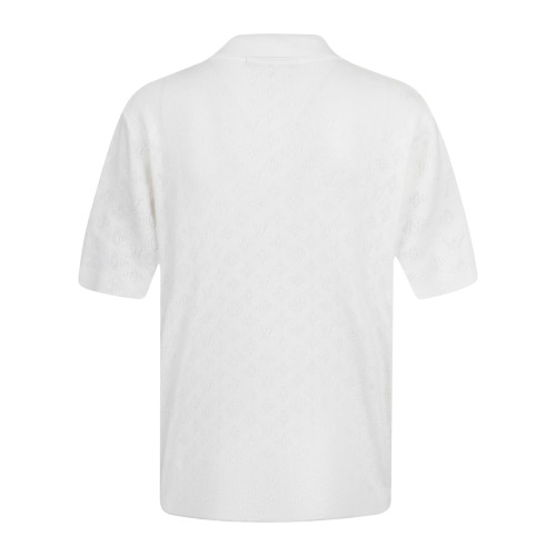 Louis Vuitton Short-Sleeved LV Blason Cotton Printed Oxford T-Shirt