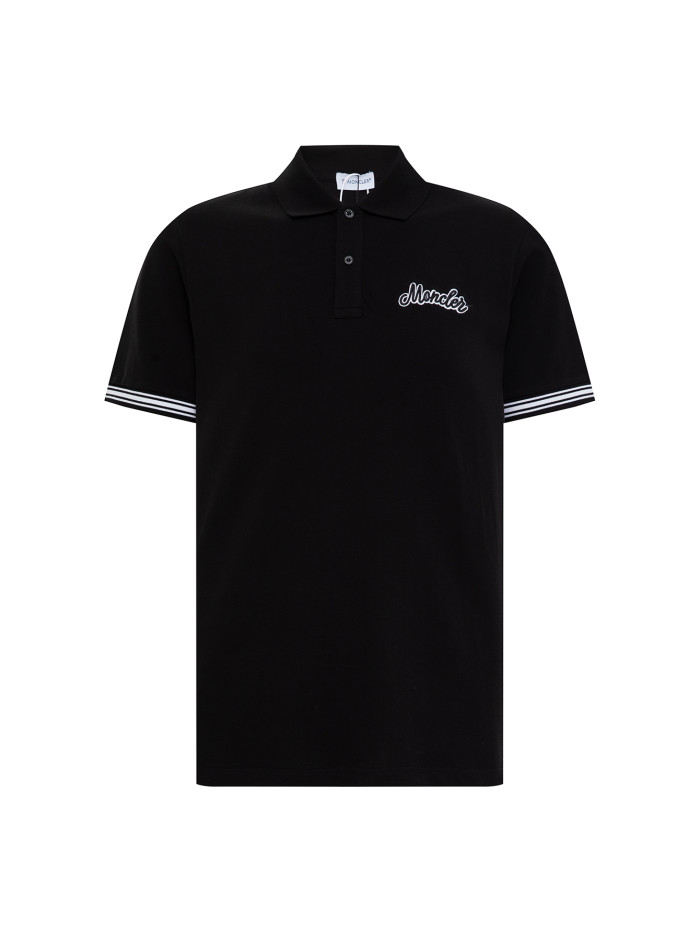 Moncler logo-embroidered Polo Shirt