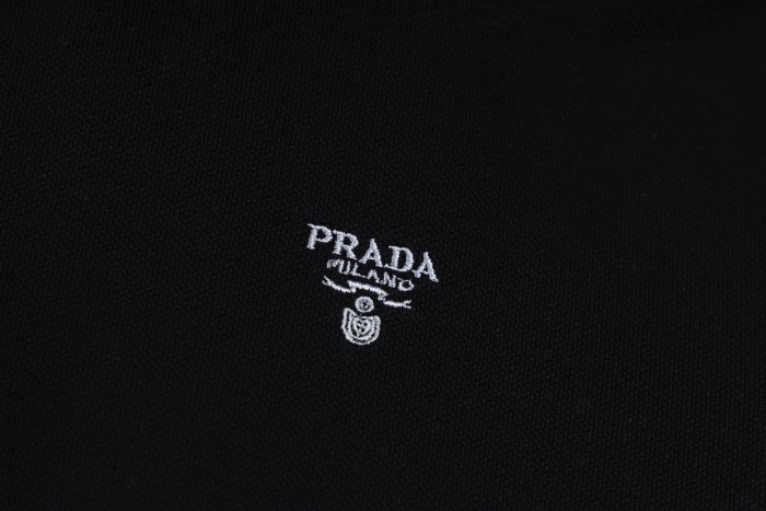 PRADA Polo Shirts Men Black