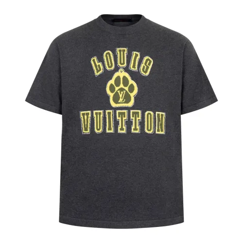 Louis Vuitton Embellished Short-Sleeved Cotton Crewneck T-shirt